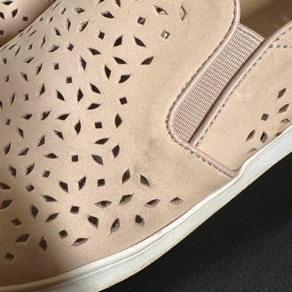 Vionic Splendid Midi Pink Perforated Slip On Sneakers Concealed Ortho Arch Sz 9 - Picture 8 of 9